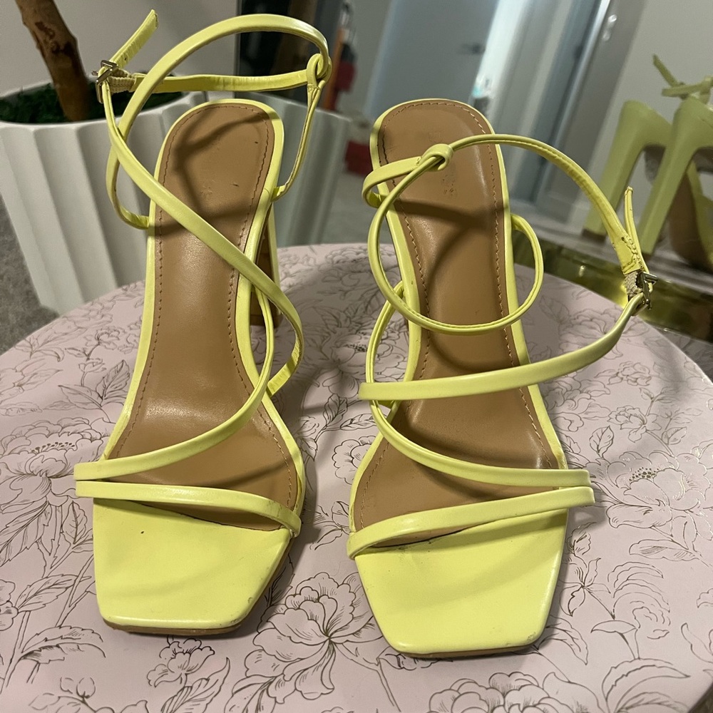 Express yellow heels
